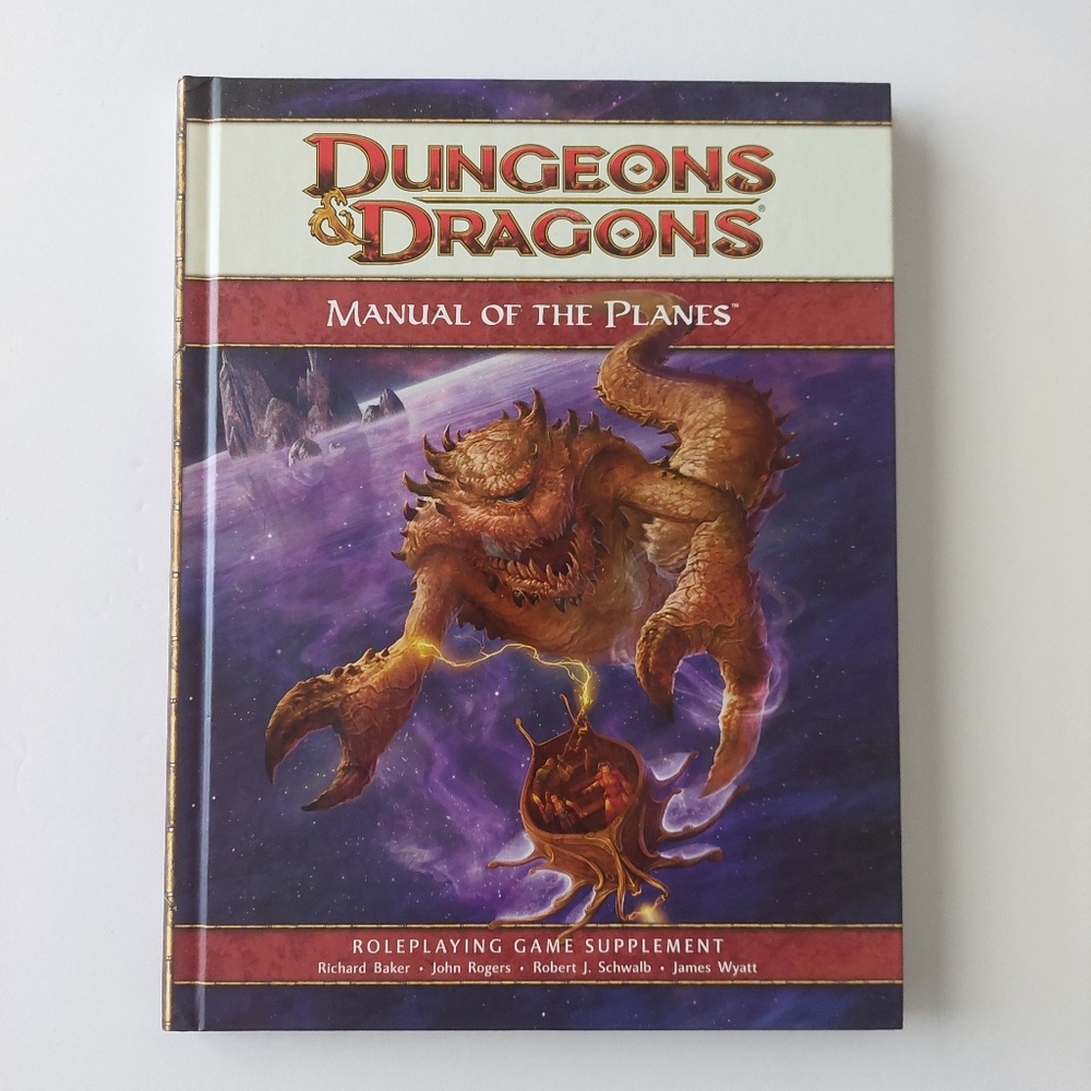 Dungeons & Dragons D&D Edition 4 Manual of the Planes Hardcover